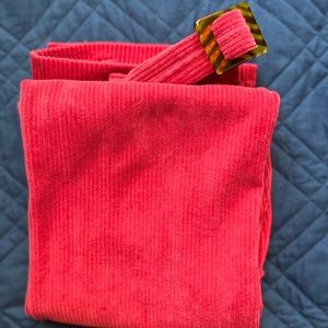 Vintage Red Thick Pants